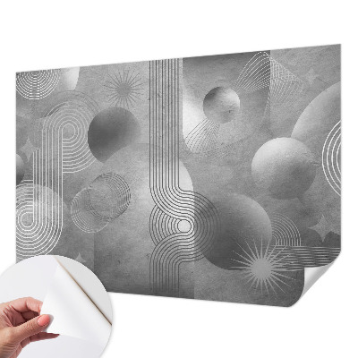 Tapeta fotograficzna o abstrakcyjnej, eleganckiej kompozycji