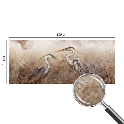 Dekoracyjna fototapeta na ścianę z motywem eleganckich ptaków
