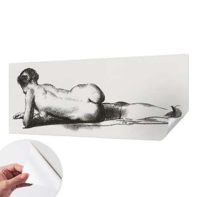 Fototapeta samoprzylepna z nadrukiem z subtelnym aktem