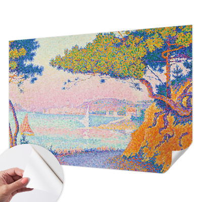 Fototapeta samoprzylepna do sypialni z kolorowym pejzażem