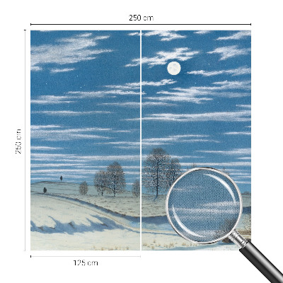 Tapeta fotograficzna z zimowym pejzażem