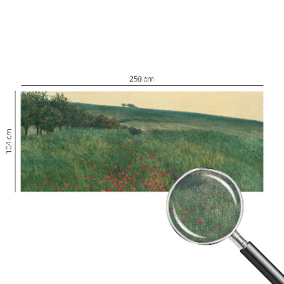 Tapeta fotograficzna samoprzylepna z motywem makowych pól