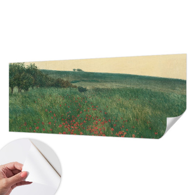 Tapeta fotograficzna samoprzylepna z motywem makowych pól
