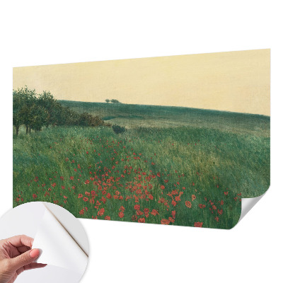Tapeta fotograficzna samoprzylepna z motywem makowych pól