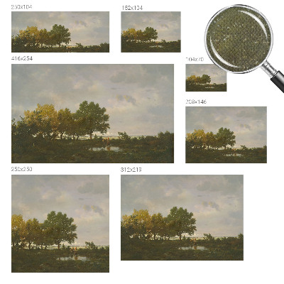 Dekoracyjna fototapeta na ścianę z motywem leśnego pejzażu