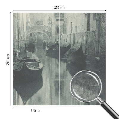 Fototapeta samoprzylepna z nadrukiem z motywem starego kanału