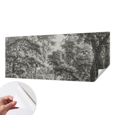 Tapeta fotograficzna samoprzylepna z motywem leśnej scenerii