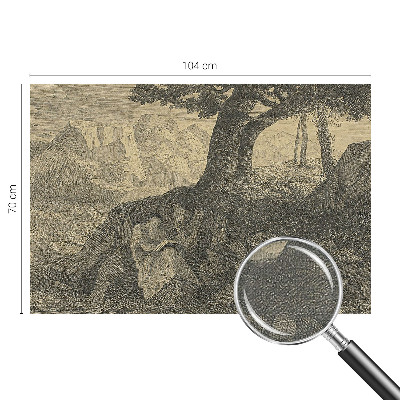 Tapeta fotograficzna z motywem czytającej postaci