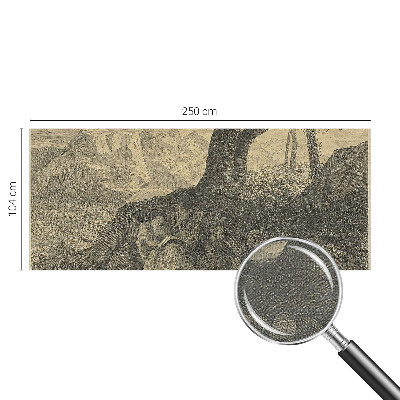 Tapeta fotograficzna z motywem czytającej postaci
