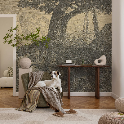 Tapeta fotograficzna z motywem czytającej postaci