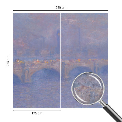 Fototapeta samoprzylepna do sypialni z motywem niebieskiego mostu