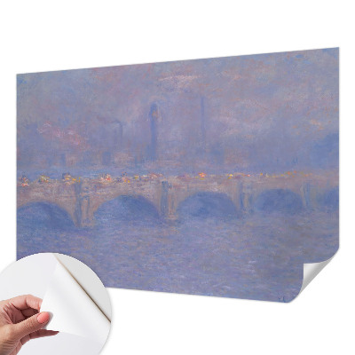 Fototapeta samoprzylepna do sypialni z motywem niebieskiego mostu