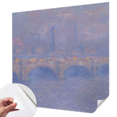 Fototapeta samoprzylepna do sypialni z motywem niebieskiego mostu