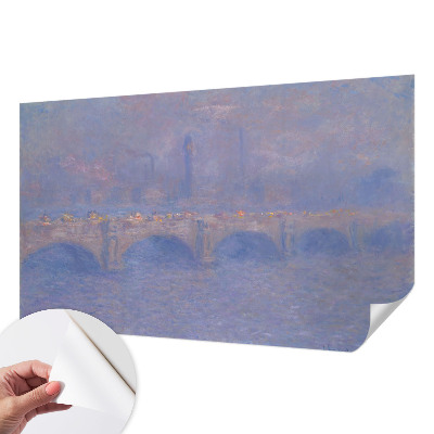 Fototapeta samoprzylepna do sypialni z motywem niebieskiego mostu