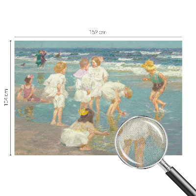 Tapeta fotograficzna samoprzylepna z motywem plażowego dzieciństwa