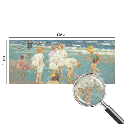 Tapeta fotograficzna samoprzylepna z motywem plażowego dzieciństwa
