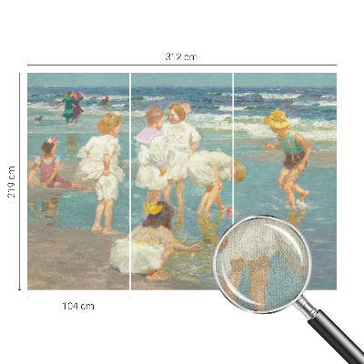 Tapeta fotograficzna samoprzylepna z motywem plażowego dzieciństwa