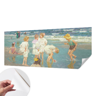 Tapeta fotograficzna samoprzylepna z motywem plażowego dzieciństwa