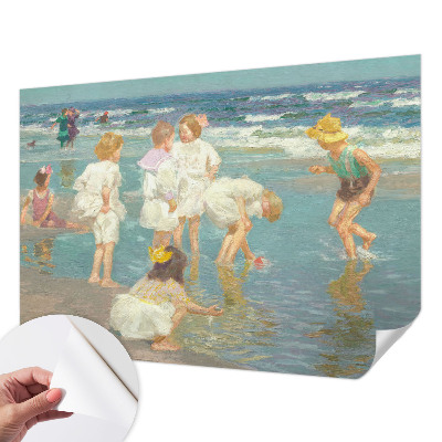 Tapeta fotograficzna samoprzylepna z motywem plażowego dzieciństwa