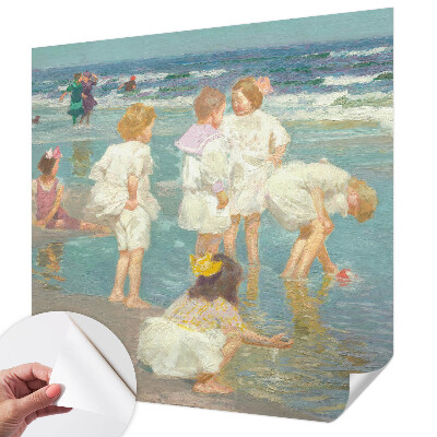 Tapeta fotograficzna samoprzylepna z motywem plażowego dzieciństwa