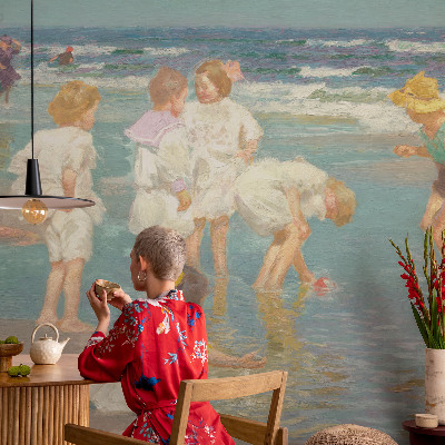 Tapeta fotograficzna samoprzylepna z motywem plażowego dzieciństwa
