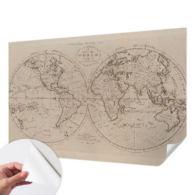 Dekoracyjna fototapeta na ścianę Stara mapa