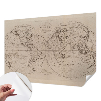 Dekoracyjna fototapeta na ścianę Dekoracyjna fototapeta na ścianę Stara mapa