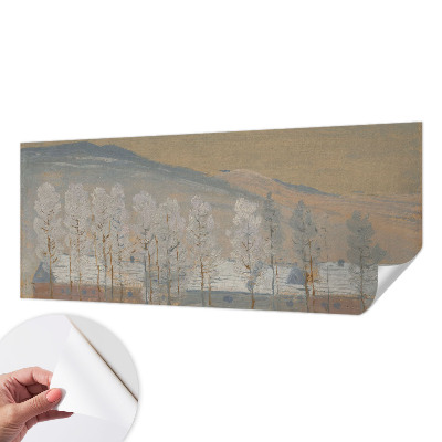 Tapeta fotograficzna z motywem zimowej scenerii