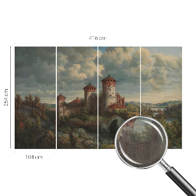 Fototapeta samoprzylepna do sypialni z motywem romantycznego krajobrazu
