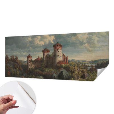 Fototapeta samoprzylepna do sypialni z motywem romantycznego krajobrazu