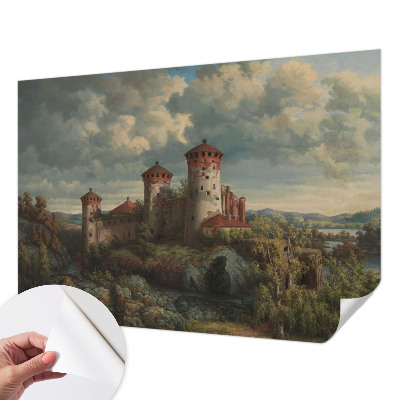 Fototapeta samoprzylepna do sypialni z motywem romantycznego krajobrazu