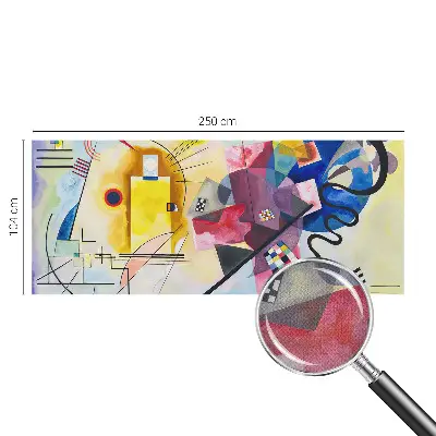 Fototapeta samoprzylepna z nadrukiem kolorowej abstrakcji