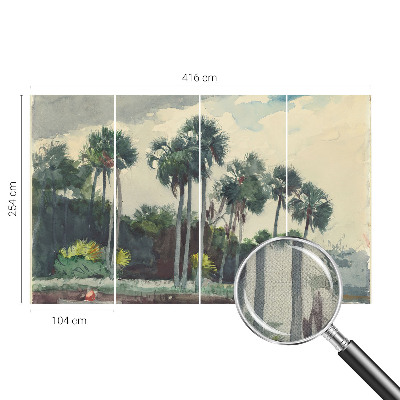 Fototapeta na ścianę z motywem egzotycznych palm