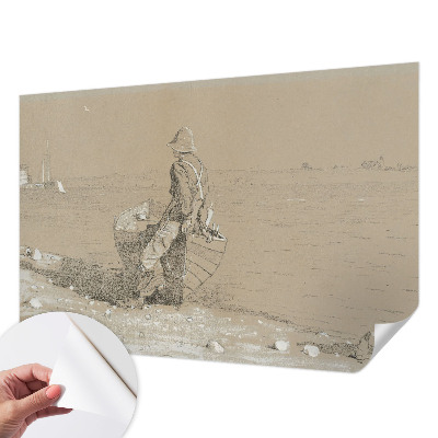 Tapeta fotograficzna z nostalgiczną sceną