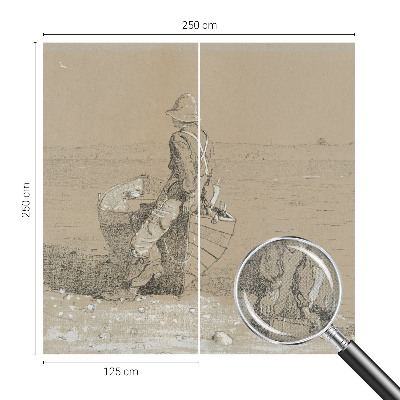 Tapeta fotograficzna z nostalgiczną sceną