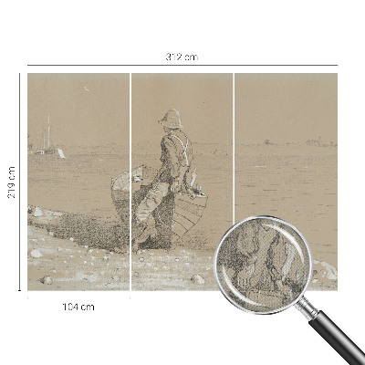 Tapeta fotograficzna z nostalgiczną sceną