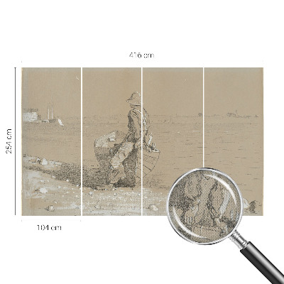 Tapeta fotograficzna z nostalgiczną sceną