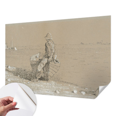 Tapeta fotograficzna z nostalgiczną sceną