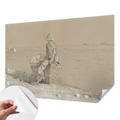 Tapeta fotograficzna z nostalgiczną sceną
