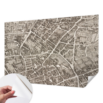 Fototapeta samoprzylepna z nadrukiem Miejski labirynt