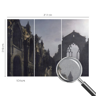 Tapeta fotograficzna z motywem gotyckich ruin