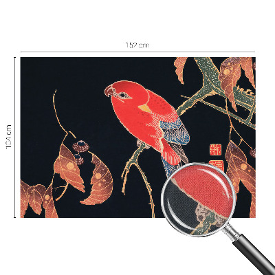Tapeta fotograficzna samoprzylepna z motywem egzotycznego ptaka