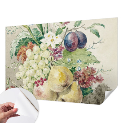 Tapeta fotograficzna samoprzylepna Tapeta fotograficzna samoprzylepna Kwiaty i owoce