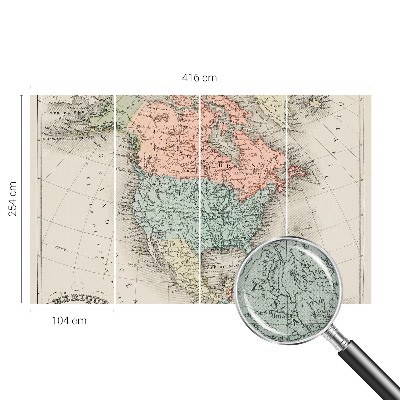 Fototapeta na ścianę Fototapeta na ścianę Historyczna mapa