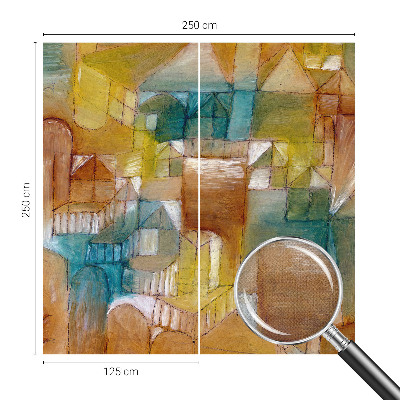 Tapeta fotograficzna samoprzylepna z geometrycznym wzorem