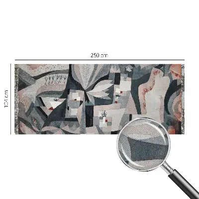 Nowoczesna fototapeta do salonu z abstrakcyjnym motywem natury