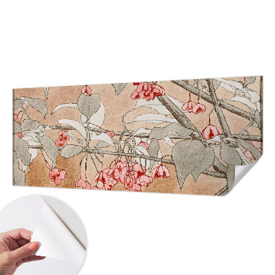 Fototapeta samoprzylepna z nadrukiem z motywem kwiatowym