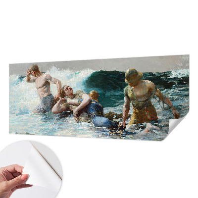 Dekoracyjna fototapeta na ścianę z motywem „Morska walka”