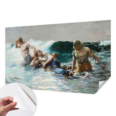 Dekoracyjna fototapeta na ścianę z motywem „Morska walka”
