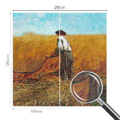 Fototapeta samoprzylepna do sypialni z motywem żniw w świetle słońca